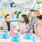Decor365 Pink Blue Mermaid Centerpiece Under The Sea Table Decorations Girls Birthday Decor Ocean Coral Little Mermaid Theme Bday Tea Party Supplies