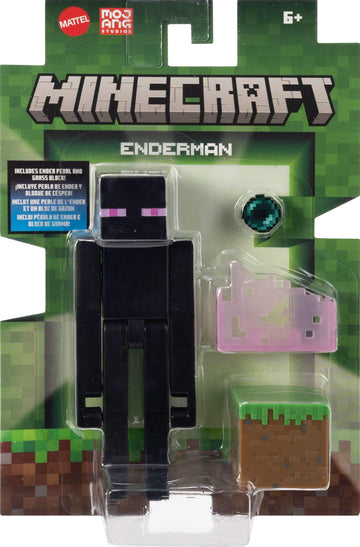 Mattel Minecraft Action Figures & Accessories Set, 3.25-inch Scale Collectible Toys with Pixelated Design