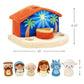Hallmark Nativity Scene Plush Toy (Manger with Baby Jesus, Mary, Joseph, Angel, Animals) for Kids, Grandchildren