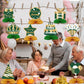 WINPOGEE 9PCS Green Gold Birthday Decorations Honeycomb Centerpieces for Women Men Green Gold Happy Birthday Table Centerpieces Party Supplies 16th