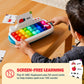 Chuckle & Roar Pop It! ABC & Spelling Keyboard - Multicolor - Smart Letter Guidance with Alphabet Learning Toys - Soft Silicone Keys for Toddler