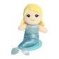 Aurora® Adorable Shoulderkins™ Aquamarine Mermaid™ Stuffed Animal - Fun Buddy that Can Go Everywhere with You - Perfect for Kids 3+ Years and Costumes