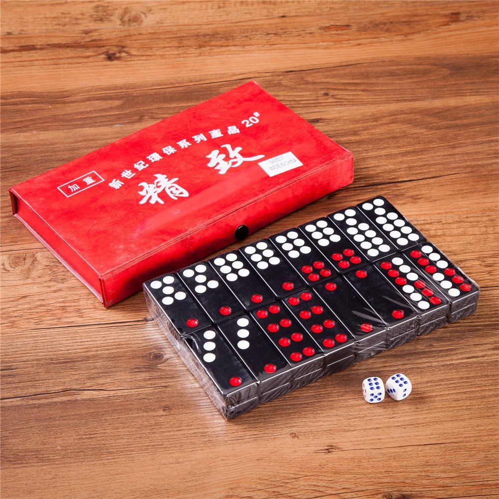 Chinese Pai Gow Paigow Tiles Game Casino Fun #20 Black