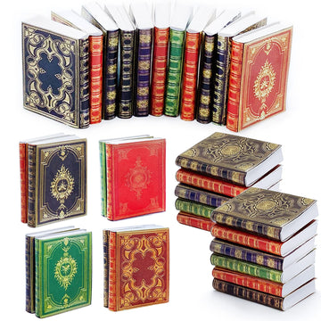 30 Pack 1:12 Scale Miniatures Dollhouse Books,Assorted Timeless Miniatures Books,Mini Books Dollhouse Decoration,Dollhouse Accessories Toy Supplies