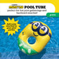 Giant Minions Inflatable Pool Float, Despicable Me Swim Ring, Large Novelty Character Float for Pool Parties and Outdoor Summer Fun