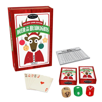 Front Porch Classics, Deer in The Headlights Holiday Game Edition, Card and Dice Game, for 2 or More Players Ages 8 and Up