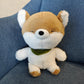 FRANKIEZHOU Shiba Inu Plush, 10'' Stuffed Animal, Light Brown, Soft Toy for Kids, Cuddly Dog, Hug Pillow, Baby Gift