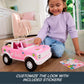 Hot Wheels RC Barbie Ford Bronco Remote-Control Toy Car, RC Vehicle with Puppy Accessory, Dog Bed & Bowl, Plus Stickers for Customization, Fits 2