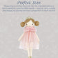 MON AMI Tinsley Princess Pocket Doll, 10-Inch Plush Collectible Girls