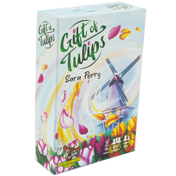 Weird Giraffe Games Gift of Tulips - Bouquets Building Card Game, Ages 8+, 2-6 Players, 15 Min