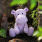 Apricot Lamb Toys Plush Corduroy Hippo Stuffed Animal Soft for Child 9''