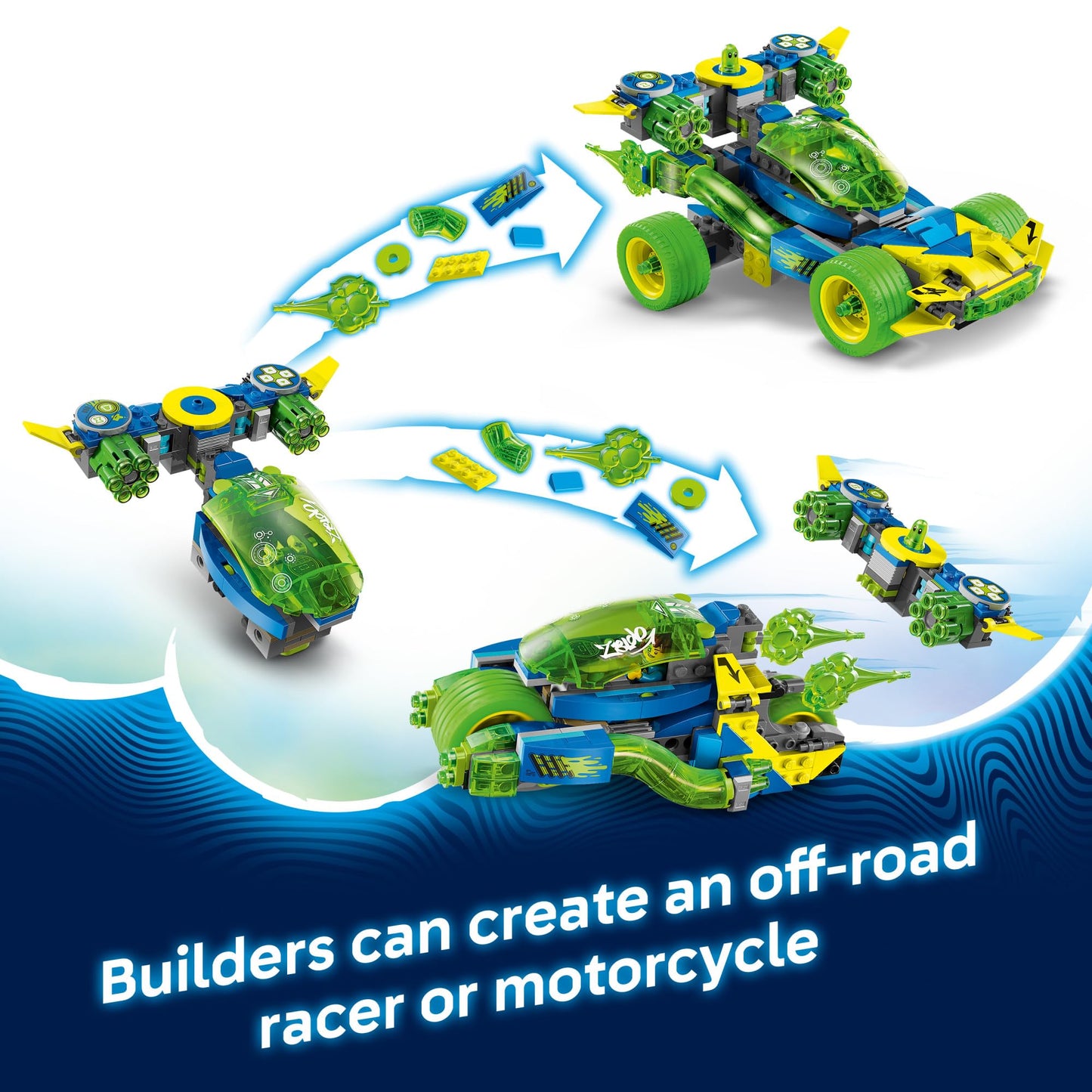 LEGO DREAMZzz Mateo and The Z-Blob Action Race Car Toy - Building Set for Kids, Boys and Girls, Ages 8+ - Fantasy Toy Car for Pretend Play - Gift Idea