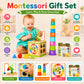 Wooden Activity Cube for 1 Year Old - 1 Year Old Boy Gifts - 1 Year Old Boy Toys - Educational Toys for 1 Year Old - Busy Cube with Bead Maze Toy