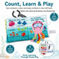 Fish Baby Books Toys, Touch Feel Cloth Crinkle Books for Babies,Baby Infant Toys 0-6, 6-12,12-18 Months,Newborn,Early Learning Education, Baby Gifts