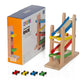 Play22 Wooden Car Ramps Race - 4 Level Toy Car Ramp Race Track Includes 4 Wooden Toy Cars - My First Baby Toys - Toddler Race Car Ramp Toy Set is