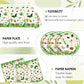 41Pcs Bug Birthday Party Decorations, Kids Garden Insect Explorer Adventure Themed Tableware Set Bug Paper Plates Napkins Tablecloth,for Garden Nature