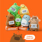 Lil Cheers Capybara By Relatable, The Uplifting Crochet Plush Friends Spreading Good Vibes, Perfect Plushies and Stuffed Animals to Gift for Kids