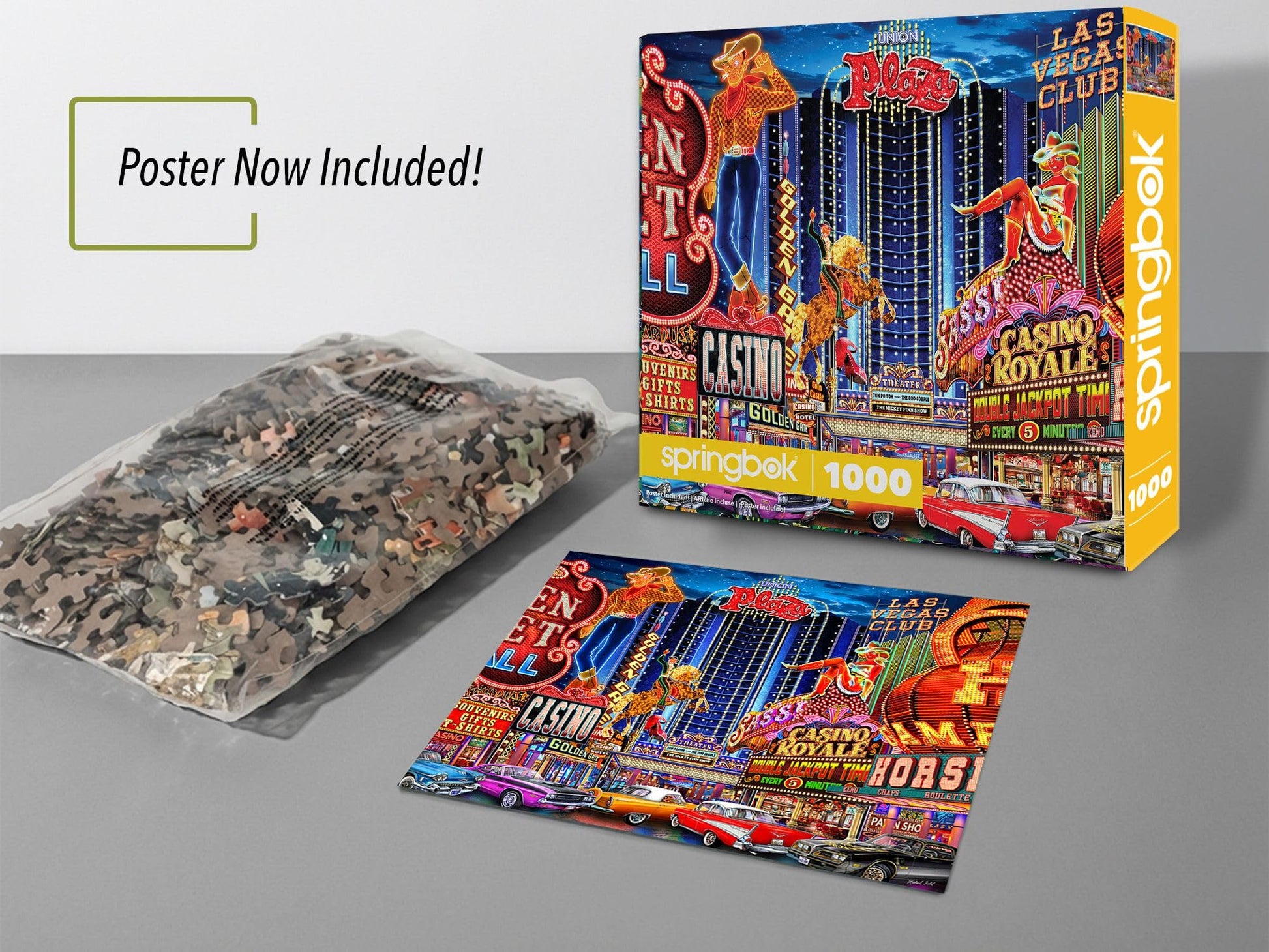 Springbok Viva Las Vegas 1000 Piece Jigsaw Puzzle for Adults