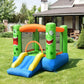 HONEY JOY Inflatable Bounce House, Blow up Moon Bounce for Kids w/Slide, Giant Jumpy Area, Ocean Ball Pit, Basketball Rim, Stakes, Jumping Bouncy