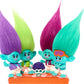Mattel DreamWorks Trolls Band Together BroZone On Tour Set with 5 Small Dolls & Tape Cassette Stand, Collectible Toy Inspired by the Movie