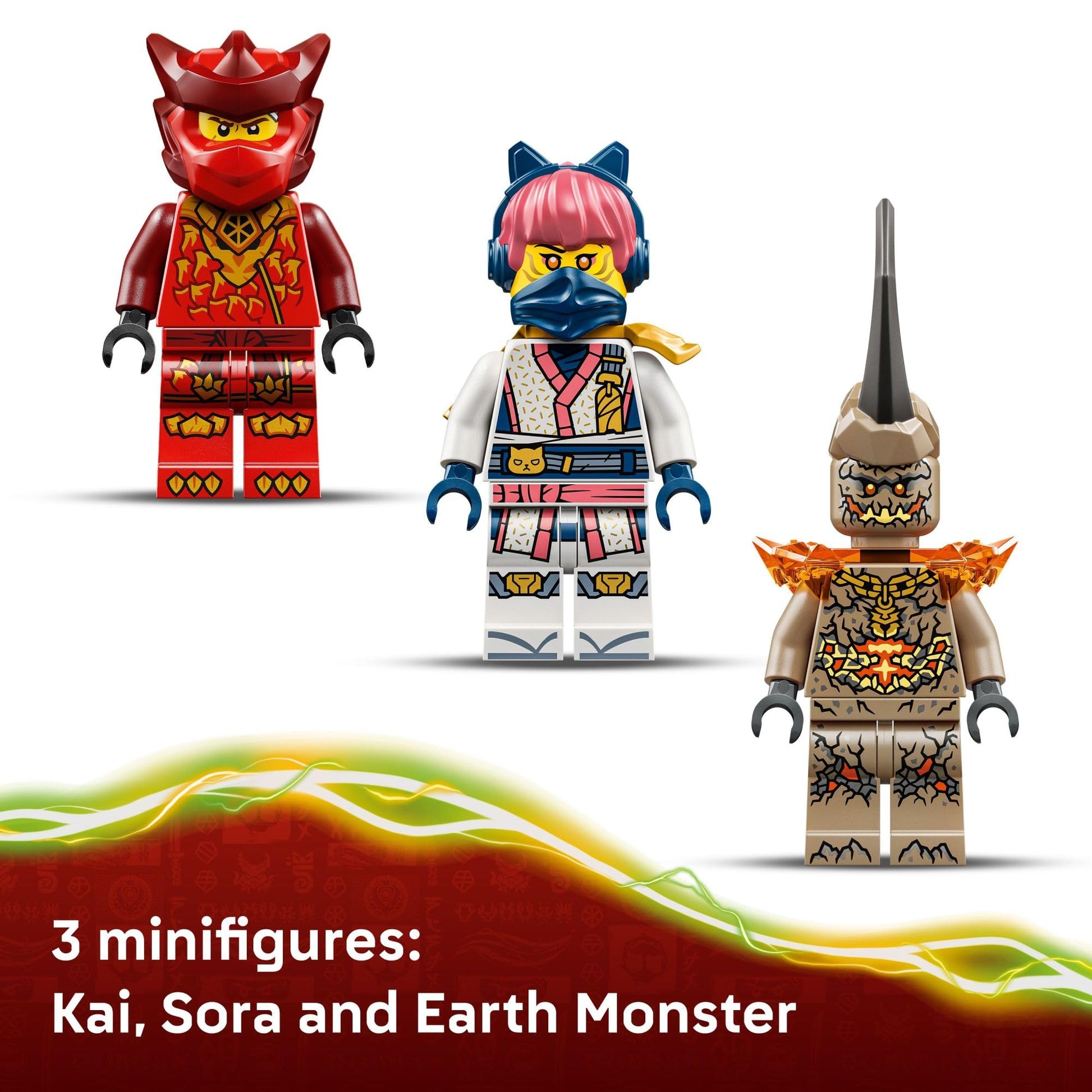 LEGO NINJAGO Kai’s Dragon Mech Battle Pack Building Toy for Boys, Girls, & Kids, Ages 6+ - Poseable Dragon Figure & 3 Character Minifigures for