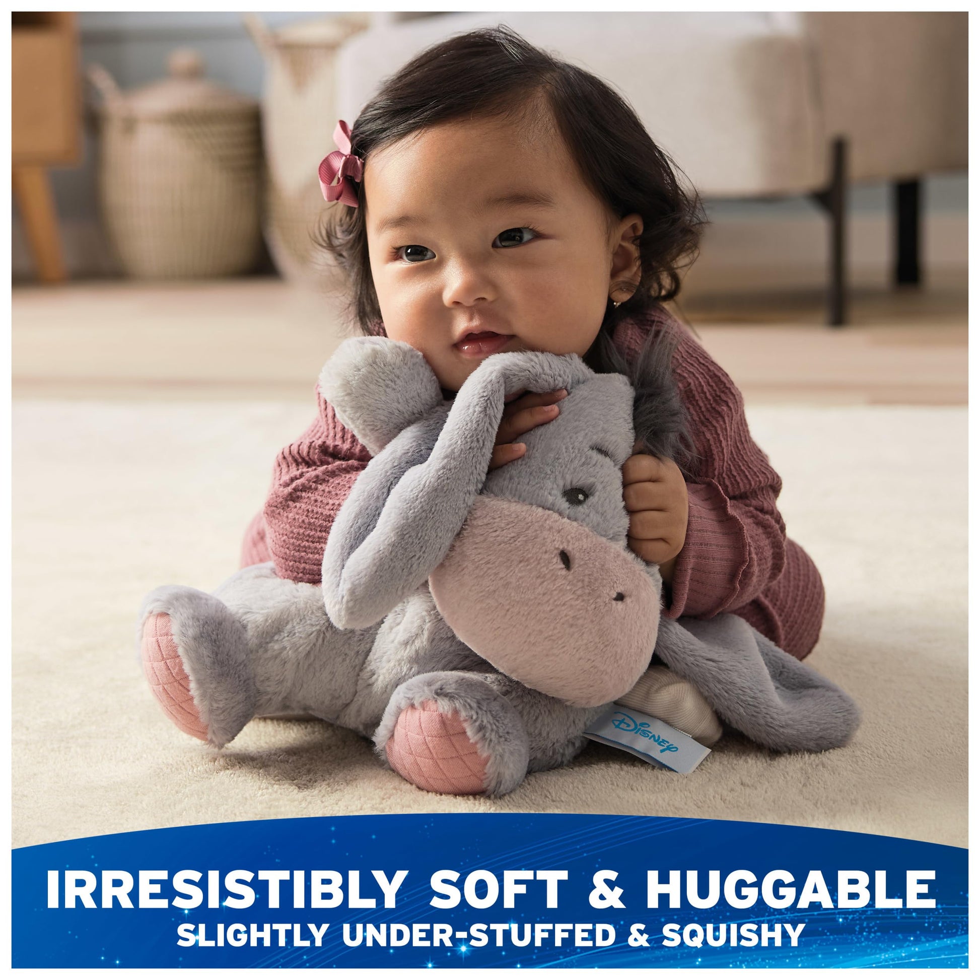 GUND Disney Winnie the Pooh Oh So Snuggly Eeyore 12.5-Inch Plush Ages 0+