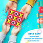 Skylety 36 Pack Tic Tac Toe Foam Tic Tac Toe Mini Board Game Family Classic Educational Table Game for Birthday Party Favors, Birthday Goody Bag