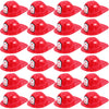 Kipeber 24 Pcs Kids Firefighter Hat,Plastic Fireman Hat,Red Fire Chief Helmet for Kids,Soft Children’s Fireman Helmet Fire Hats for Boys Girls Role
