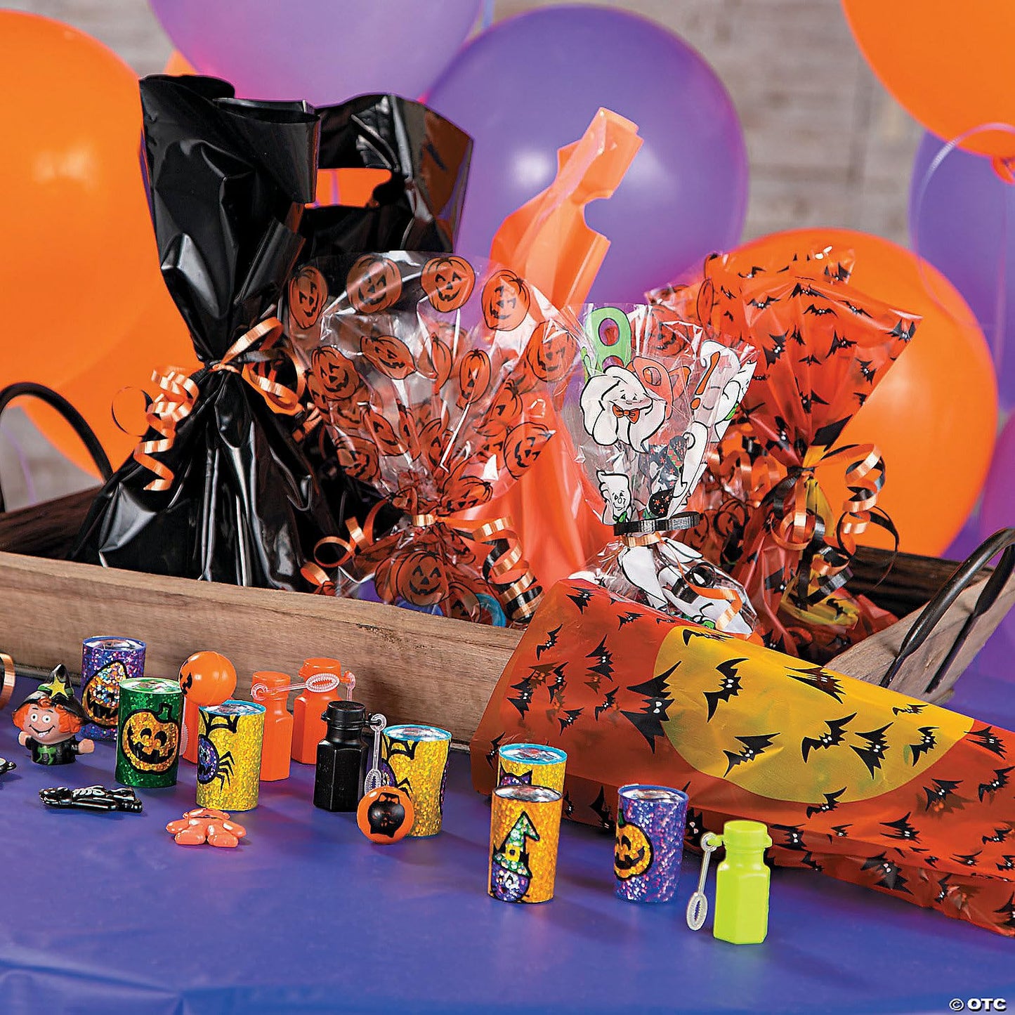 Halloween Colors Bubble Bottles - Toys - 48 Pieces