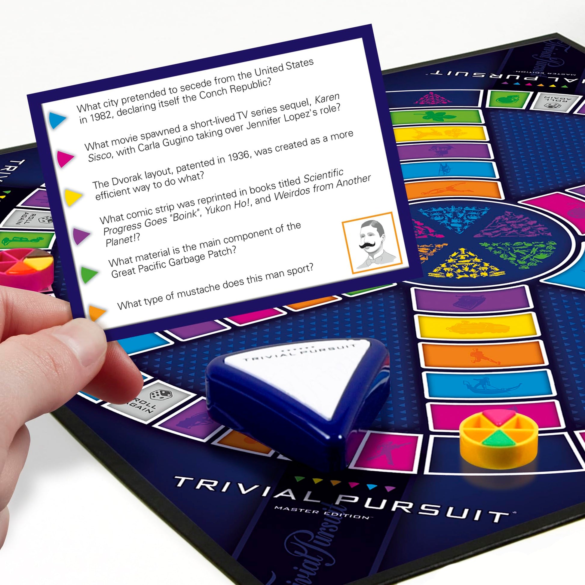 Hasbro Gaming Trivial Pursuit Master Edition Trivia Game, Board Games for Adults and Teens, Includes Electronic Timer, Trivia Games for 2 to 6