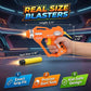 6 Pack Mini Foam Dart Blasters for Kids with 36 Darts, Micro Toy Foam Dart Guns, Nerf Compatible Mini Blaster Set, Bulk Party Favors, Small Toy Guns