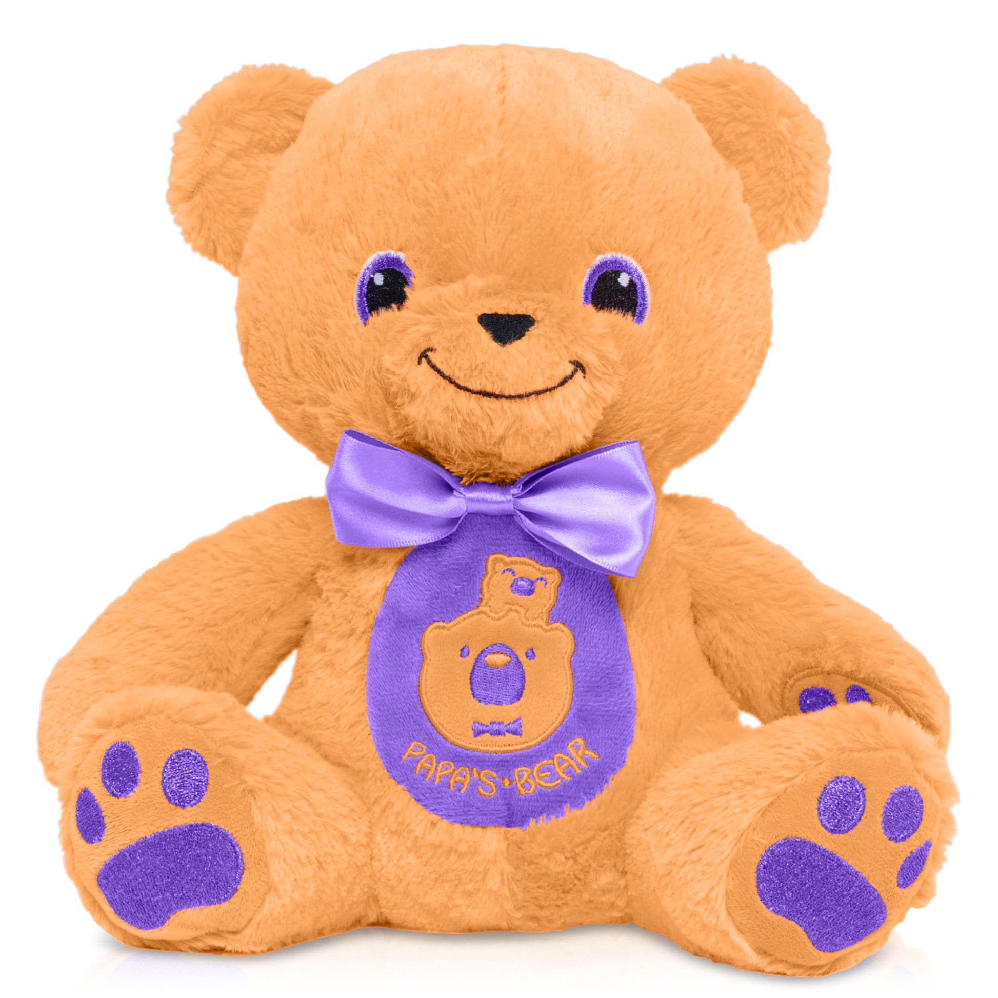 Papa's Bear Teddy Bear Plush, Soft Classic Stuffed Animal for Babies, Toddlers and Kids, Meaningful Gift from Dad