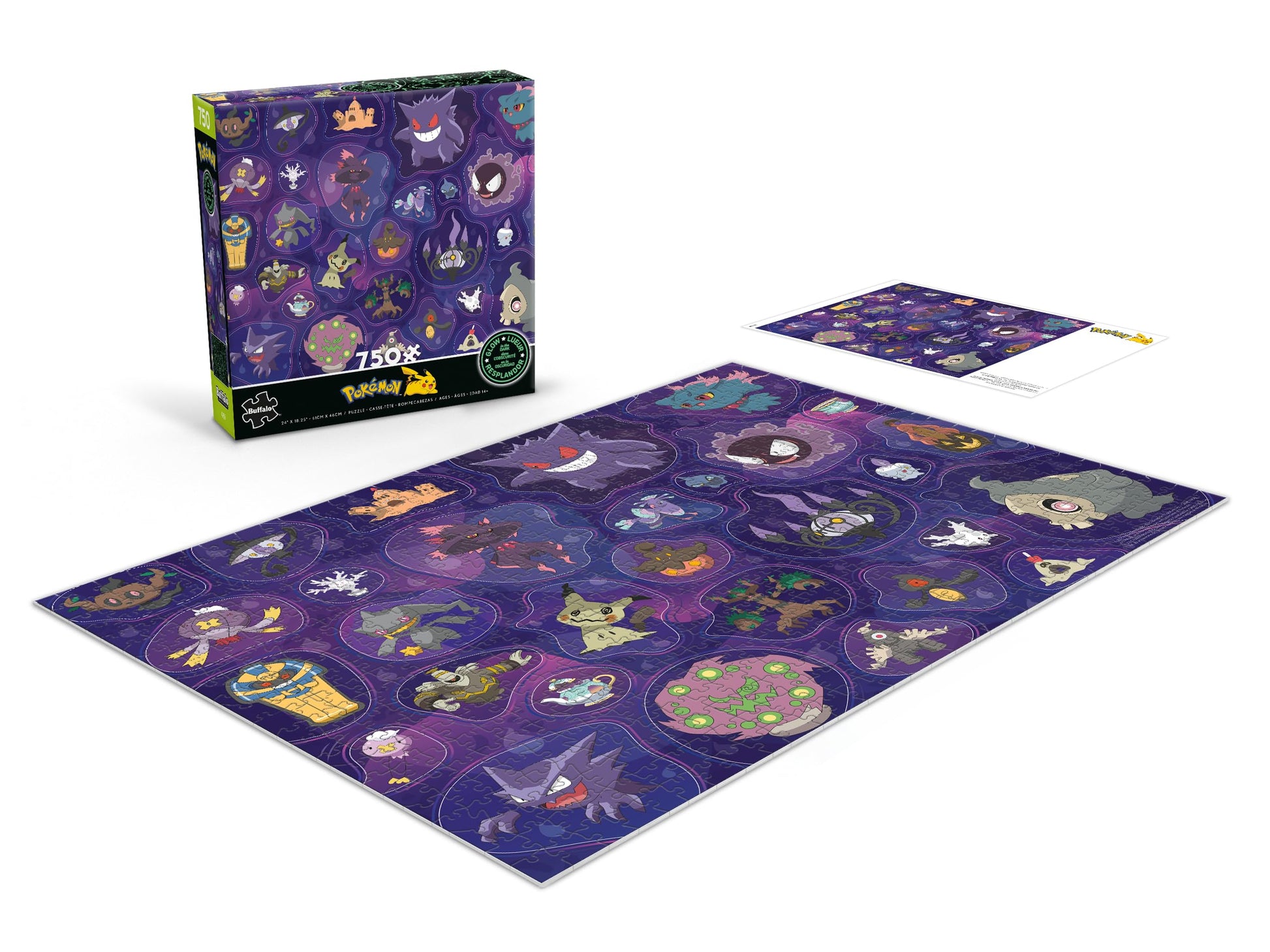 Ceaco - Pokémon Ghost Type - 750 Piece Jigsaw Puzzle for Adults