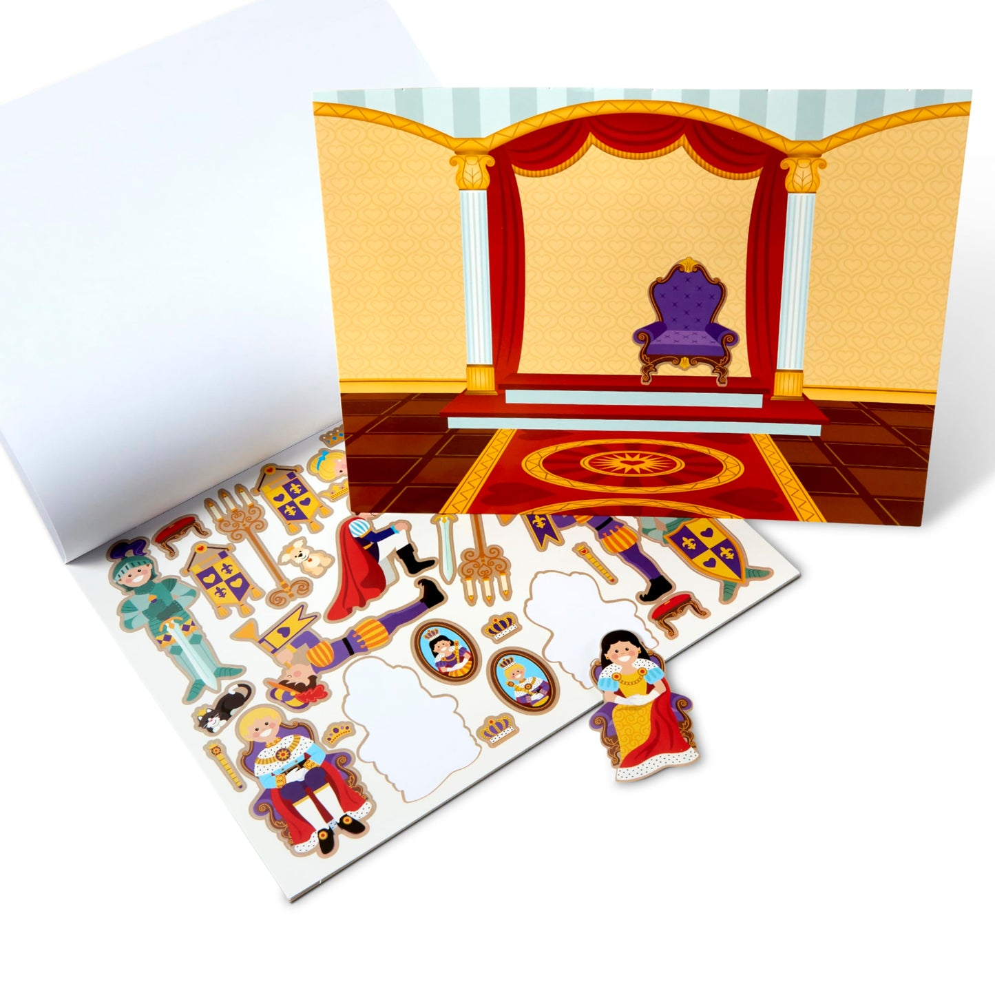 Melissa & Doug Reusable Sticker Pads Set: Fairies, Princess Castle, Play House, Dress-Up - 680+ Stickers
