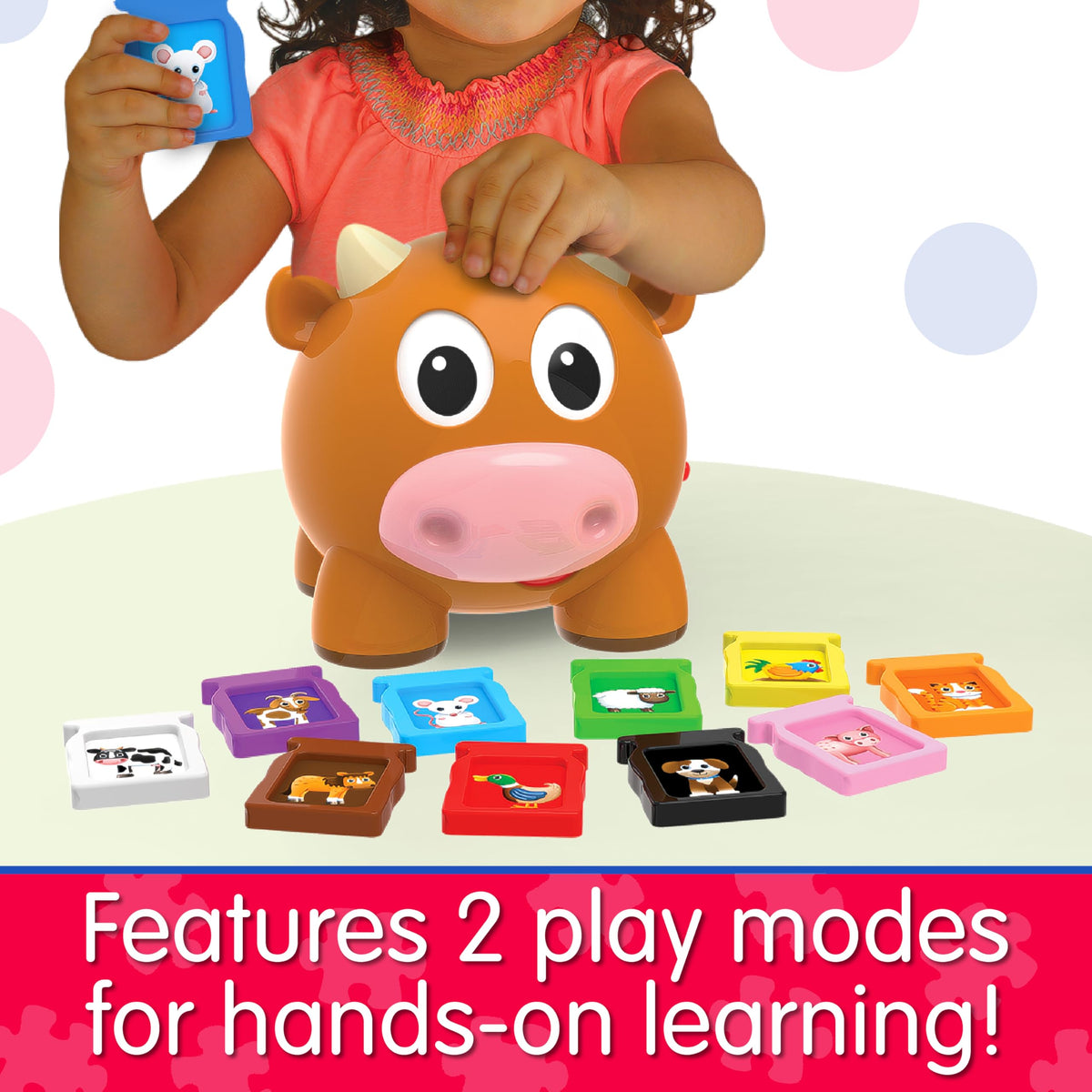 The Learning Journey: Learn with Me - Animal Farm - Teaching Toddler Educational Playset - Counting and Sorting - Preschool Learning Toys & Gifts