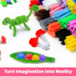 Tiehuoxia 200pcs Pipe Cleaners [White] Thick Chenille Stems for DIY Crafts & Art Projects, Beginner's Manual Included