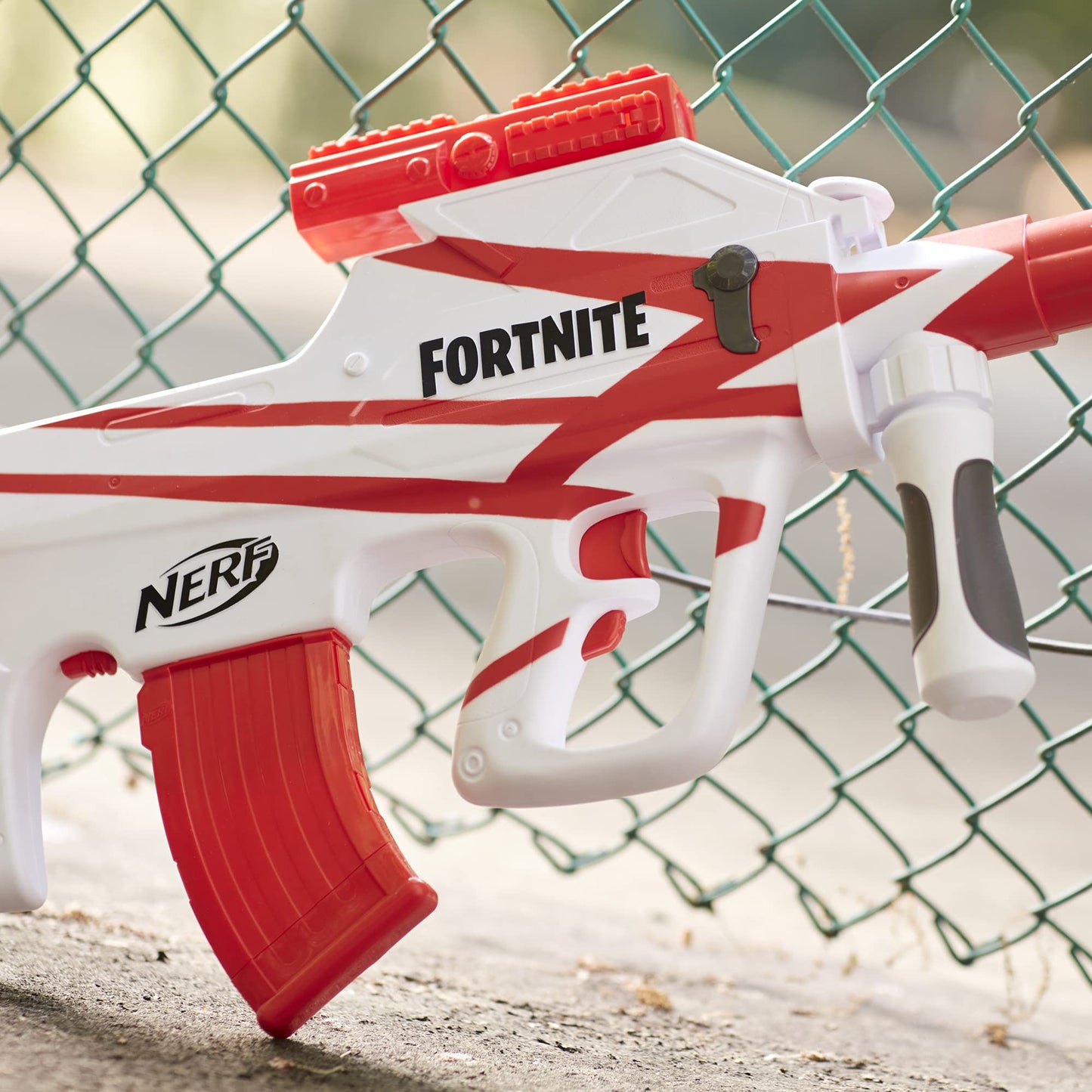 Nerf Fortnite B-AR Motorized Dart Blaster - Fortnite Converge Wrap, Motorized 10-Dart Blasting, 10-Dart Clip, 10 Official Elite Darts