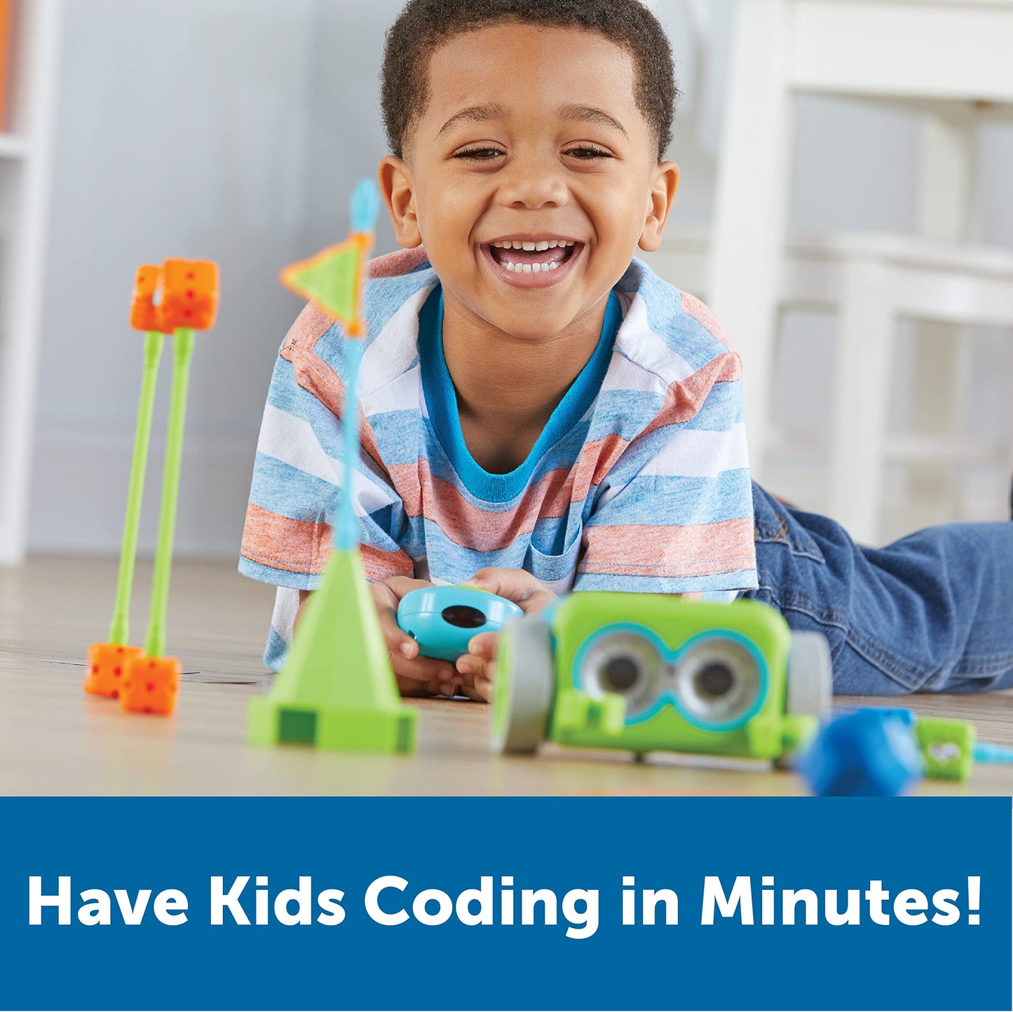 Learning Resources Botley The Coding Robot Activity Set - 77 Pieces, Ages 5+, Screen-Free Coding Robots for Kids, STEM Toys for Kids, Programming