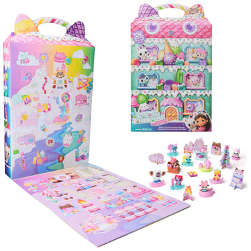 Gabby's Dollhouse: The Film Advent Calendar 2025 Cute Winter Surprise, 24 Surprise Toys with Gabby Figure, Cat Friends & Accessories, for Children