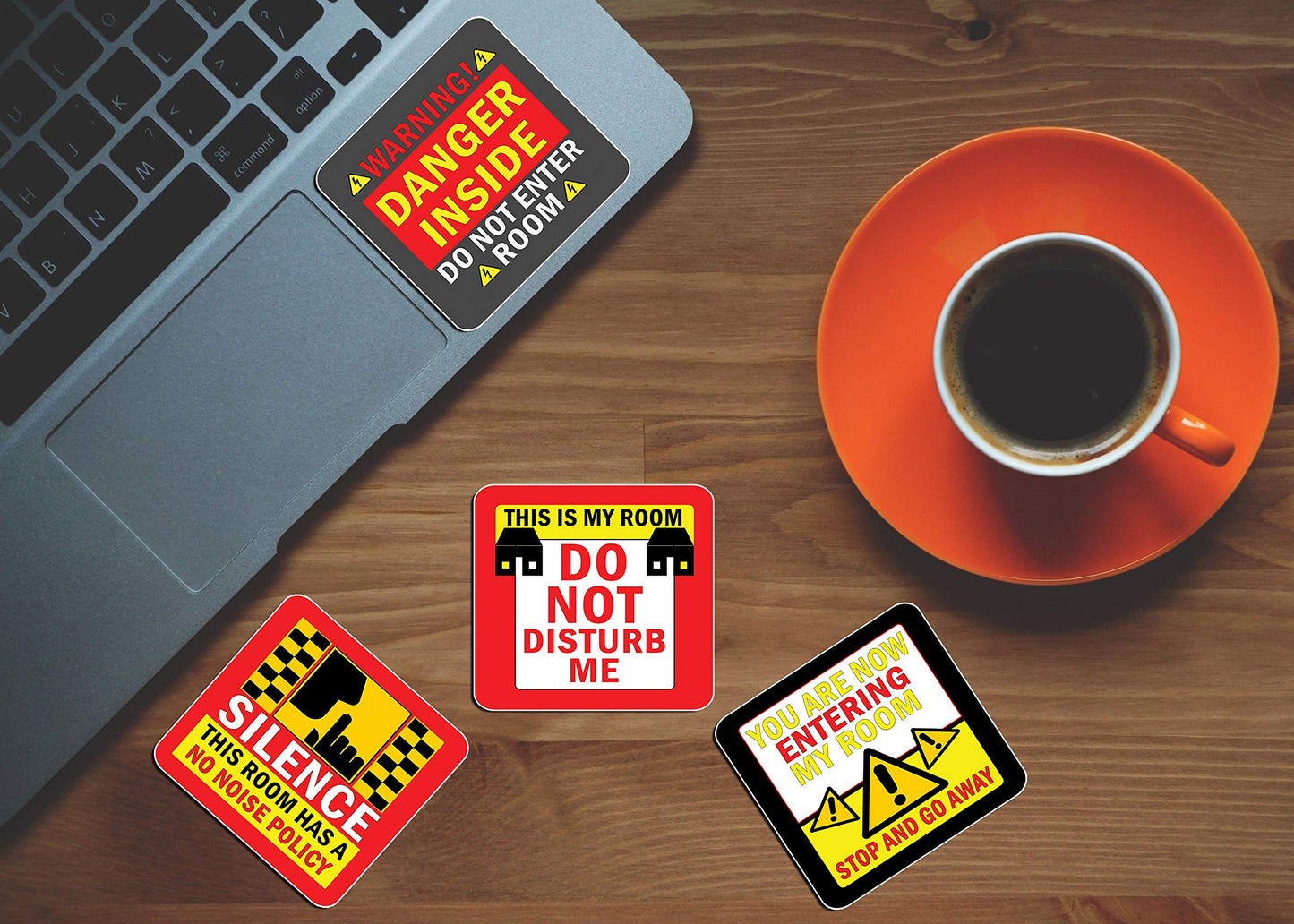 Creanoso Do Not Disturb My Room Stickers (12 des. x 2pcs ea.)