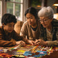 White Mountain 1000 Piece Jigsaw Puzzle Autumn and Fall, Thanksgiving Day
