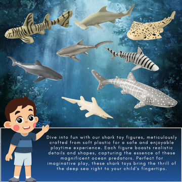 Shark Toy Animals (12 Count)