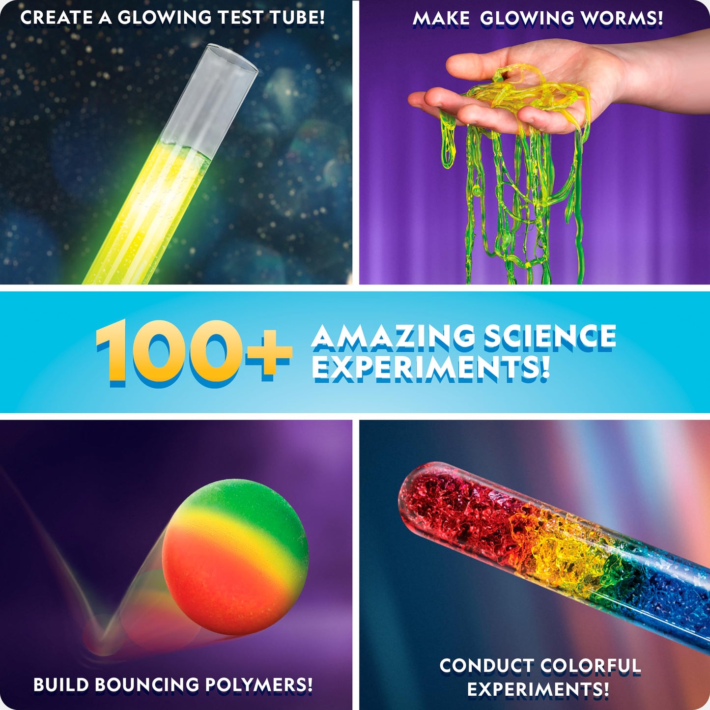 National Geographic Amazing Chemistry Set with 100+ Experiments Ages 8-12