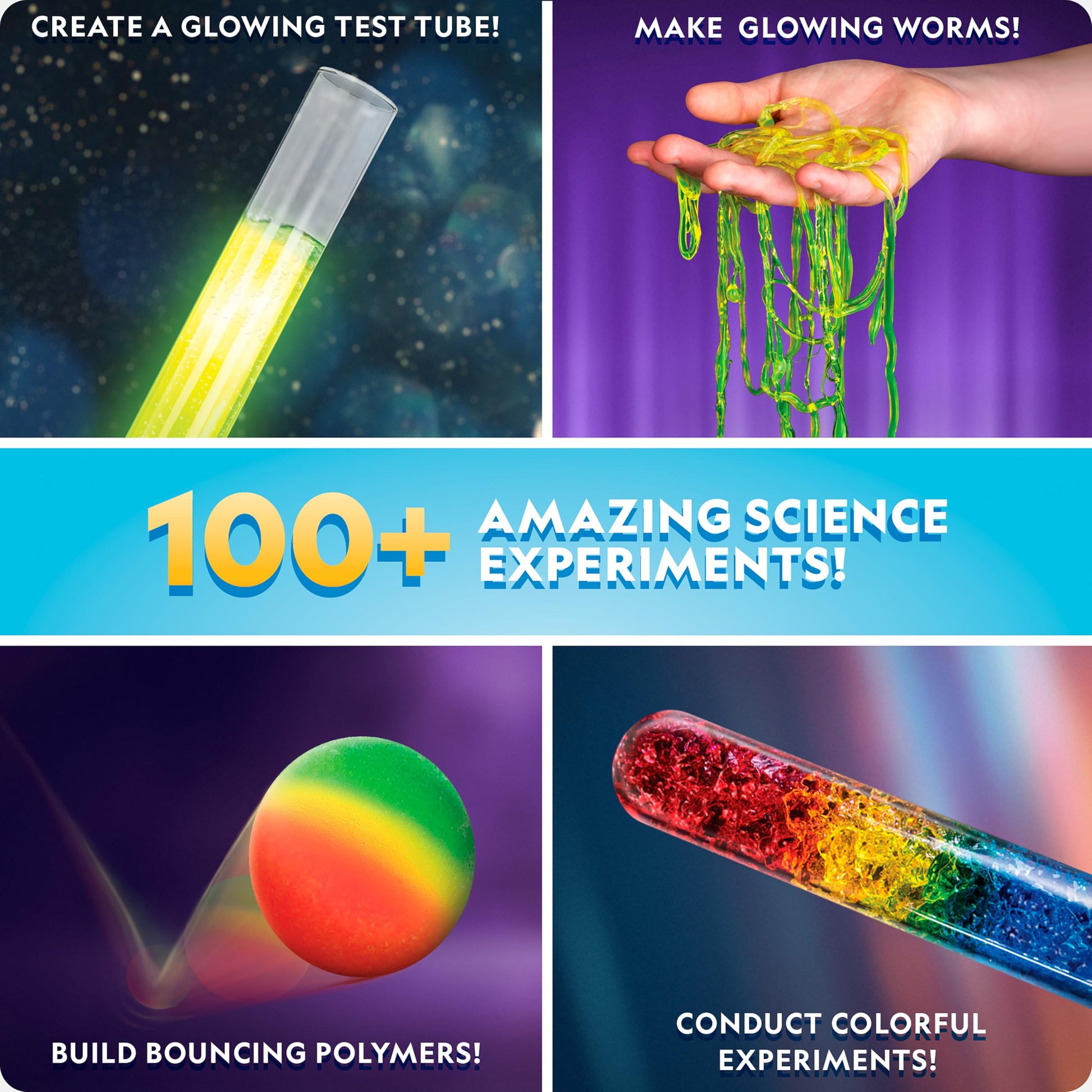 National Geographic Amazing Chemistry Set with 100+ Experiments Ages 8-12