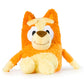 Jay Franco Weighted Bluey Plush Pillow Buddy - 2.5 lbs Soft Plushie Stuffed Pillow, 17 Inches, Orange - Bingo