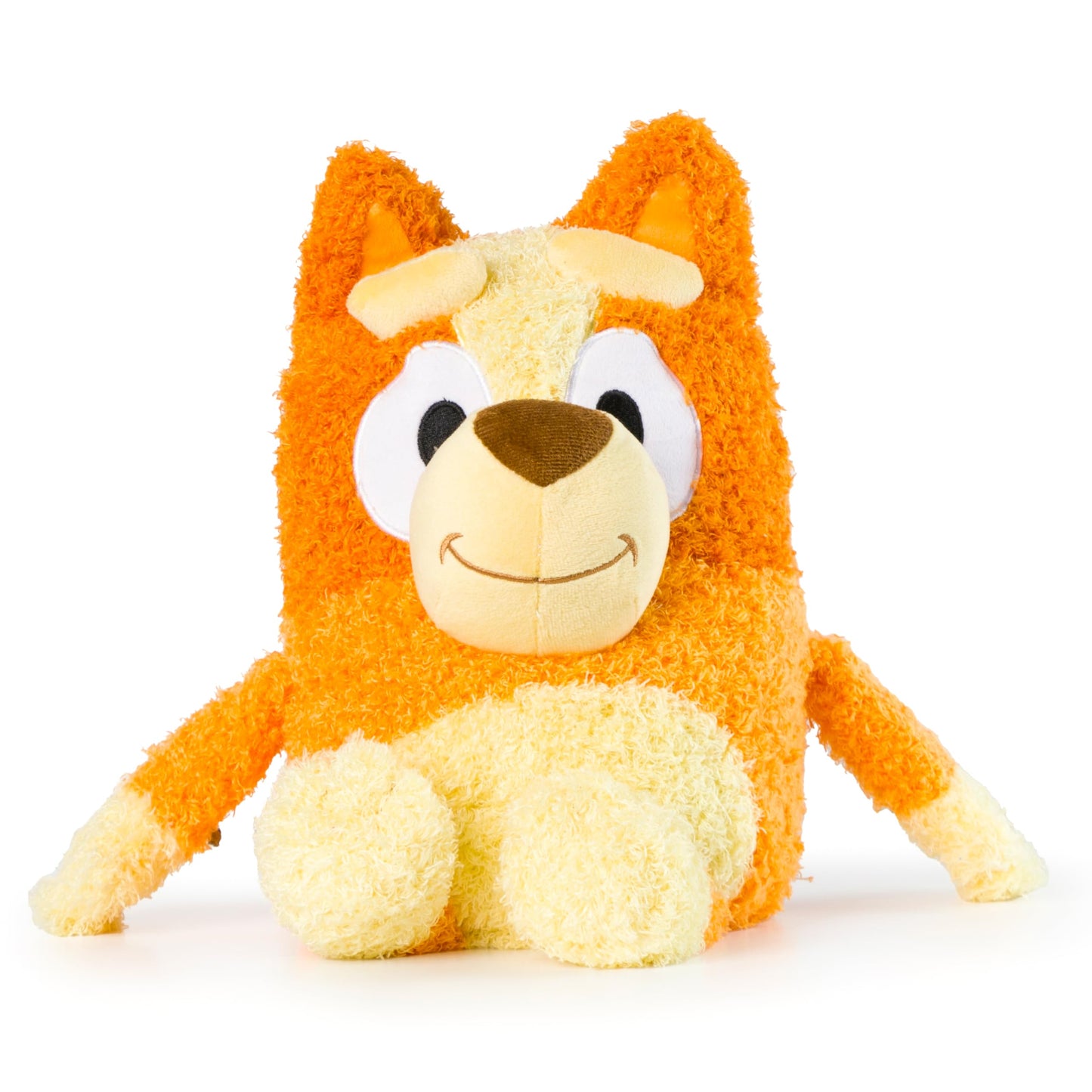 Jay Franco Weighted Bluey Plush Pillow Buddy - 2.5 lbs Soft Plushie Stuffed Pillow, 17 Inches, Orange - Bingo
