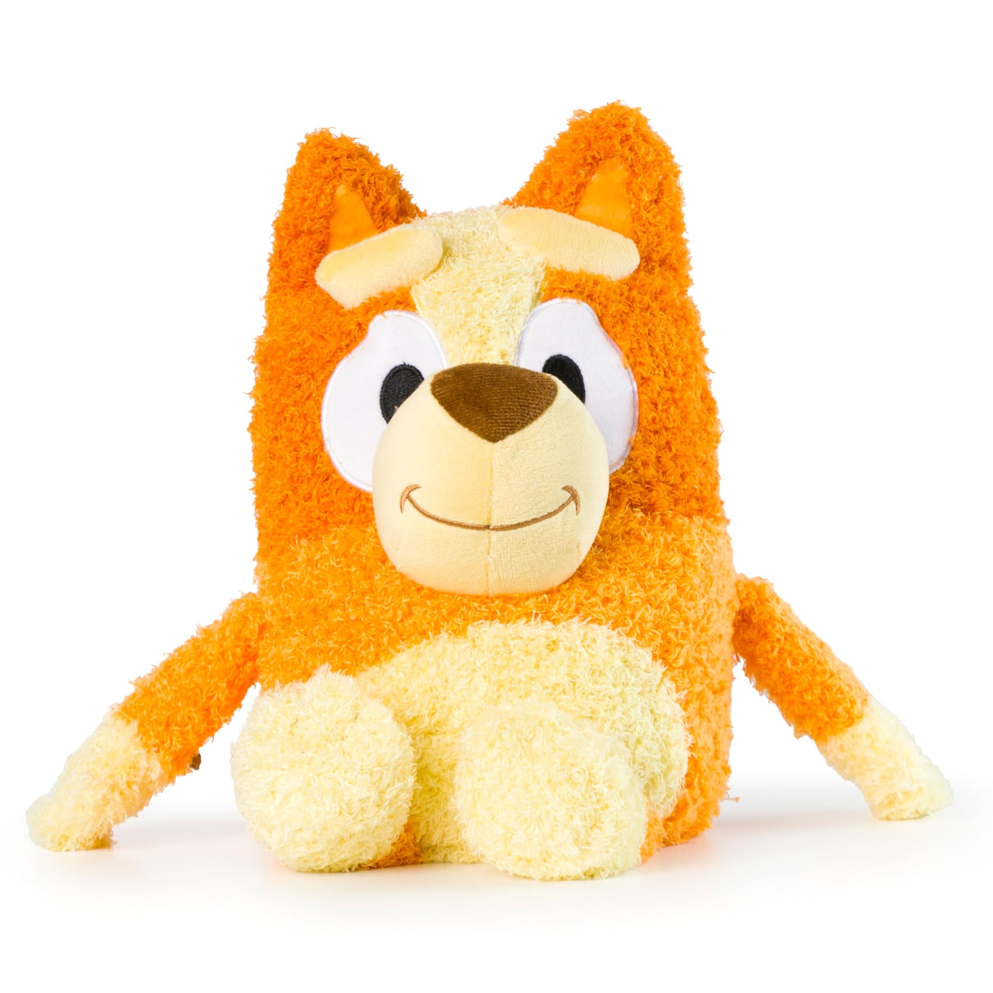 Jay Franco Weighted Bluey Plush Pillow Buddy - 2.5 lbs Soft Plushie Stuffed Pillow, 17 Inches, Orange - Bingo