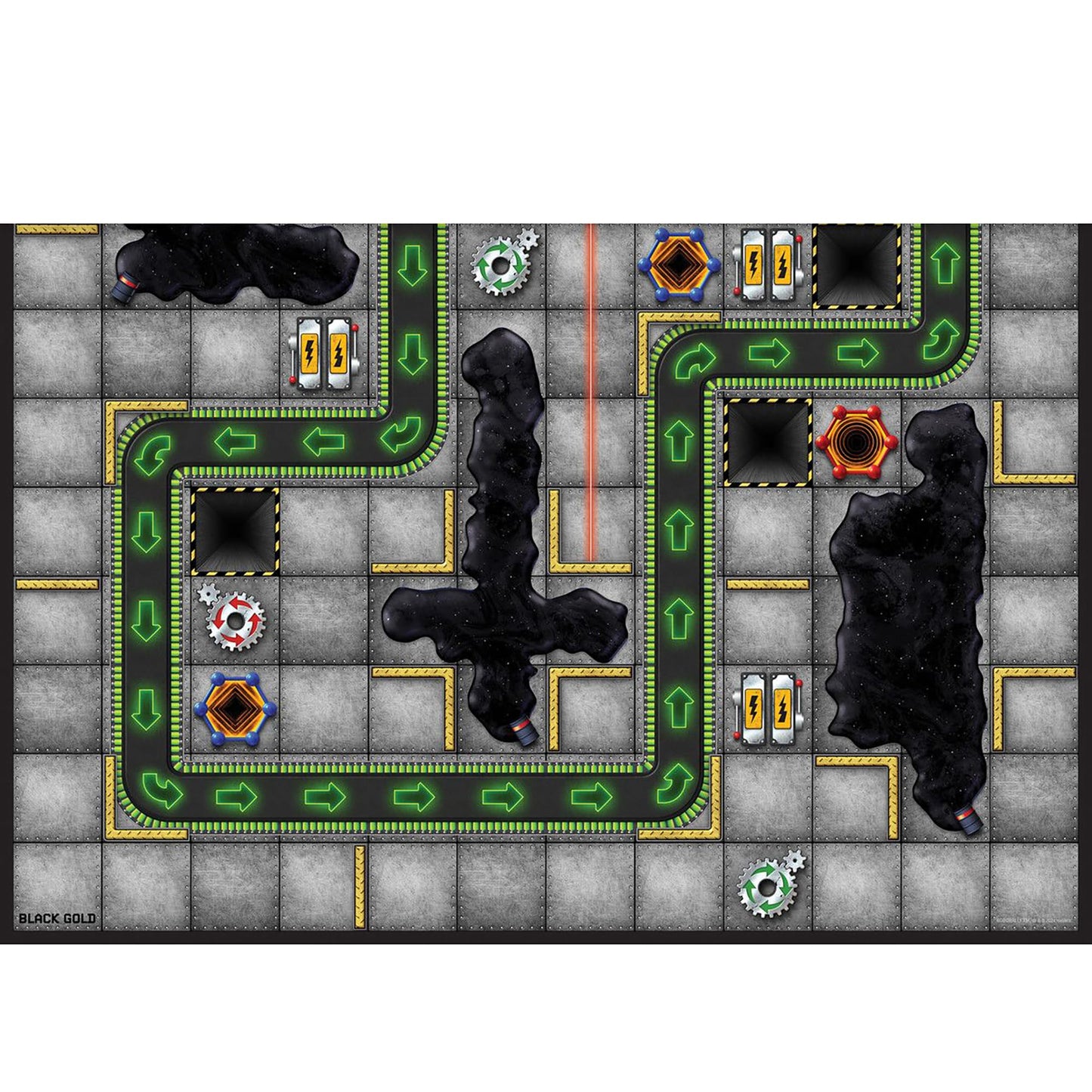 Renegade Game Studios Robo Rally Trio Game Expansion - Thrills & Spills Board Game with 3 Factory Gameboards, 5 Upgrade Cards, Ages 12+, 2-6 Players