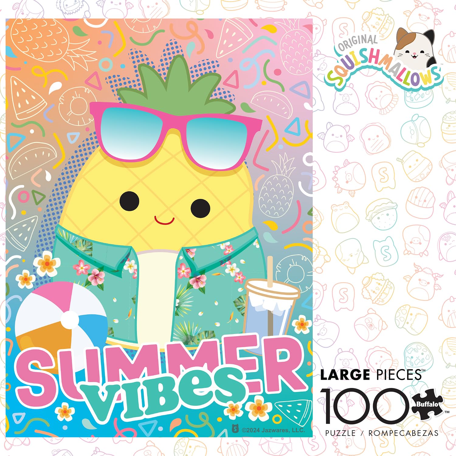Buffalo Games - 100 Piece Squishmallows Jigsaw Puzzle for Kids Ages 6+