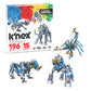 Basic Fun K'NEX | Cyborg Creatures 15 Model | Educational Toys for Boys and Girls, 196 Piece Stem Learning Kit, Engineering for Kids, Fun Colourful